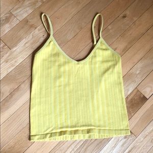 Cute yellow tank top